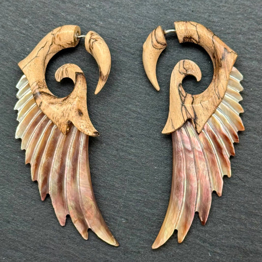 Striking Wings - Wood & Shell