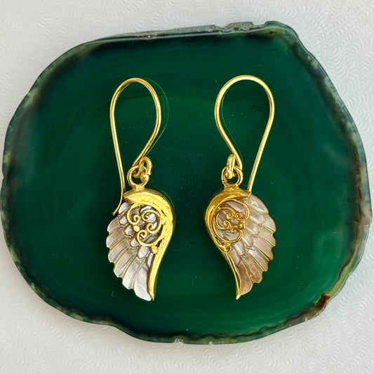 Leona Mini Wings - Brass