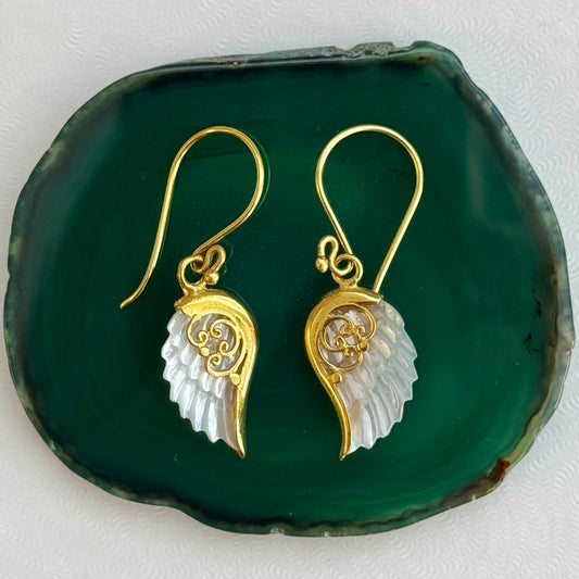 Leona Mini Wings - Brass