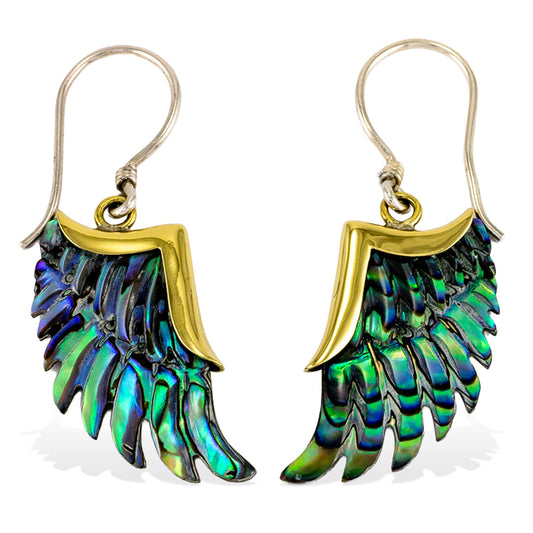 Kylee Wing Drops - Abalone Shell