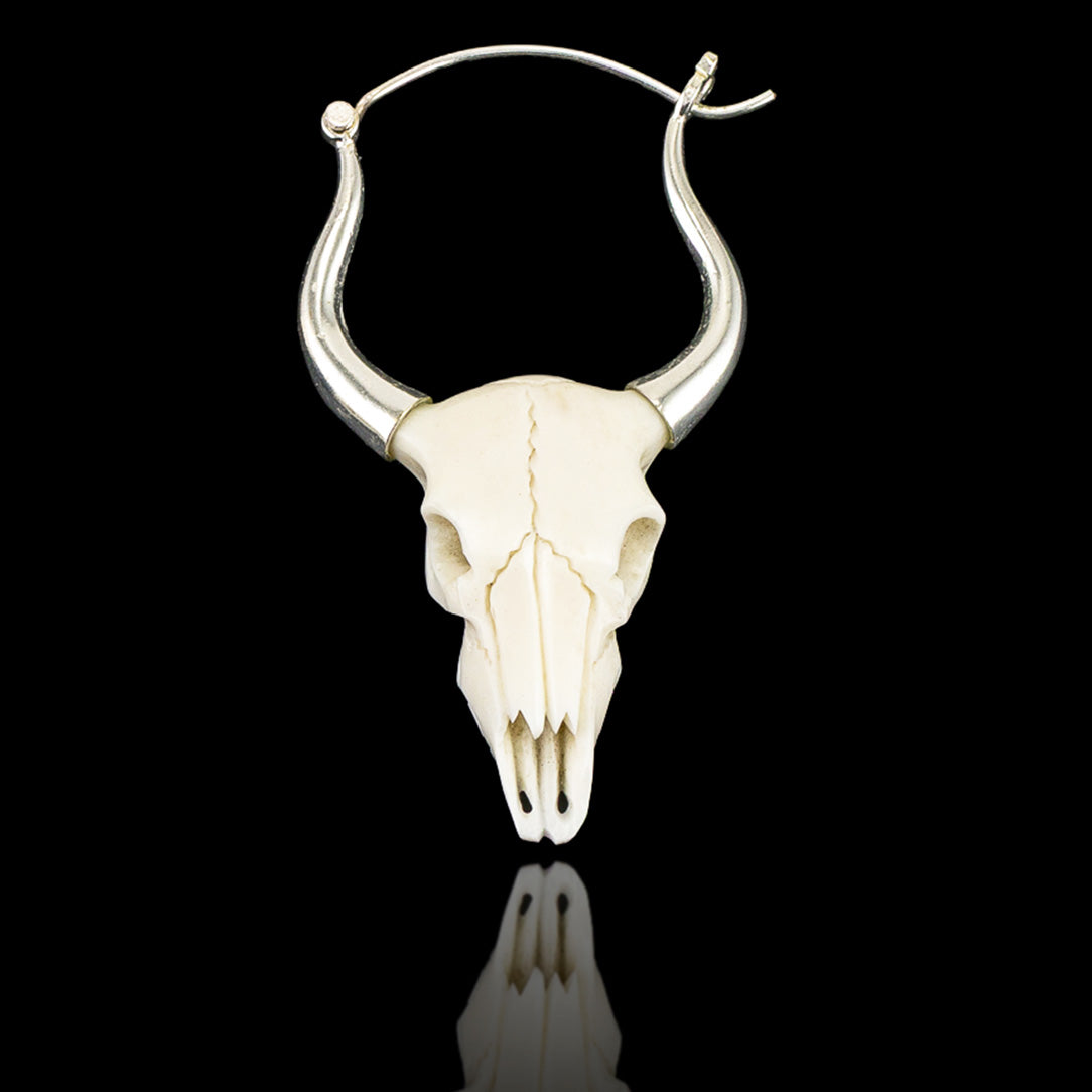 Buffalo Skulls - Bone & Silver