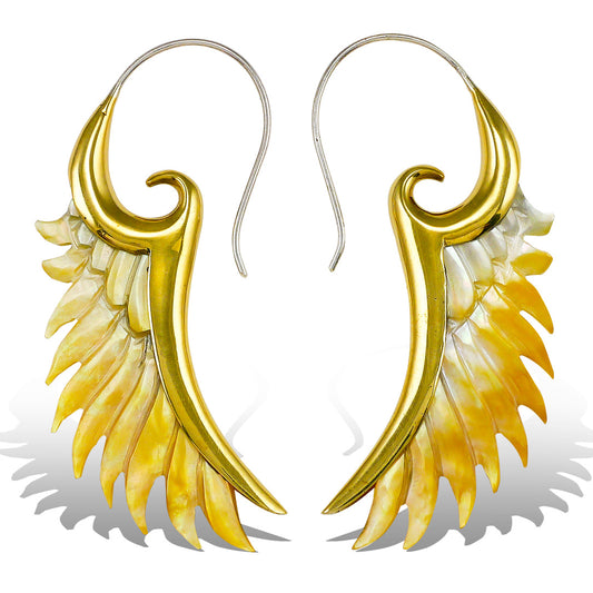 Brass Flared Wings - Shell