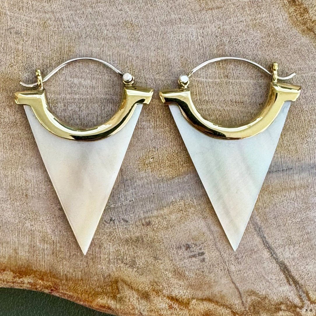 Triangle Hoops - Shell