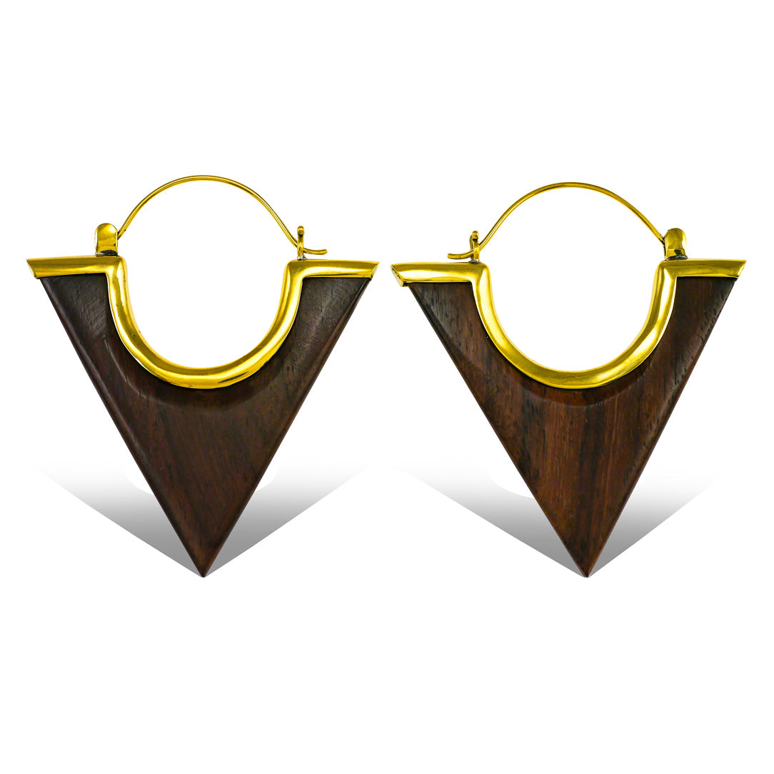 Triangle Hoops - Wood