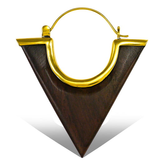 Triangle Hoops - Wood