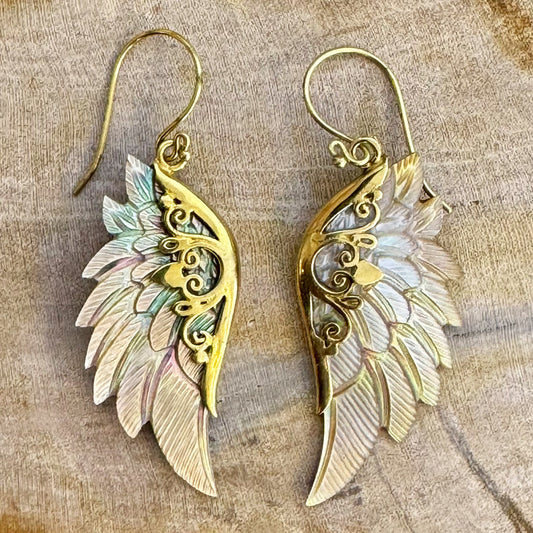 Zolena Feathers - Brass