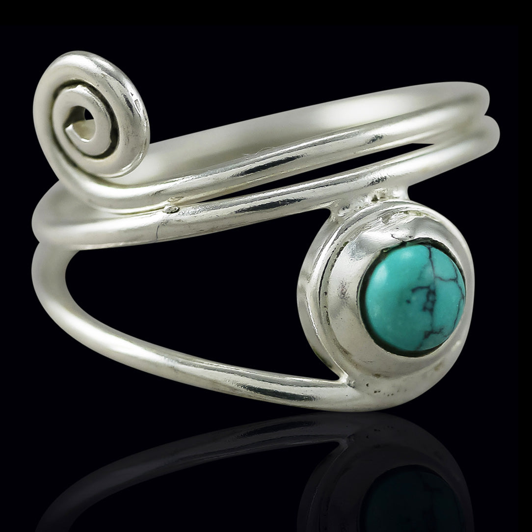 Turquoise Ring - Silver