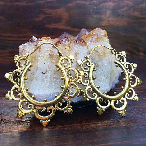 Brass Earrings – Sage & Coco Jewelry