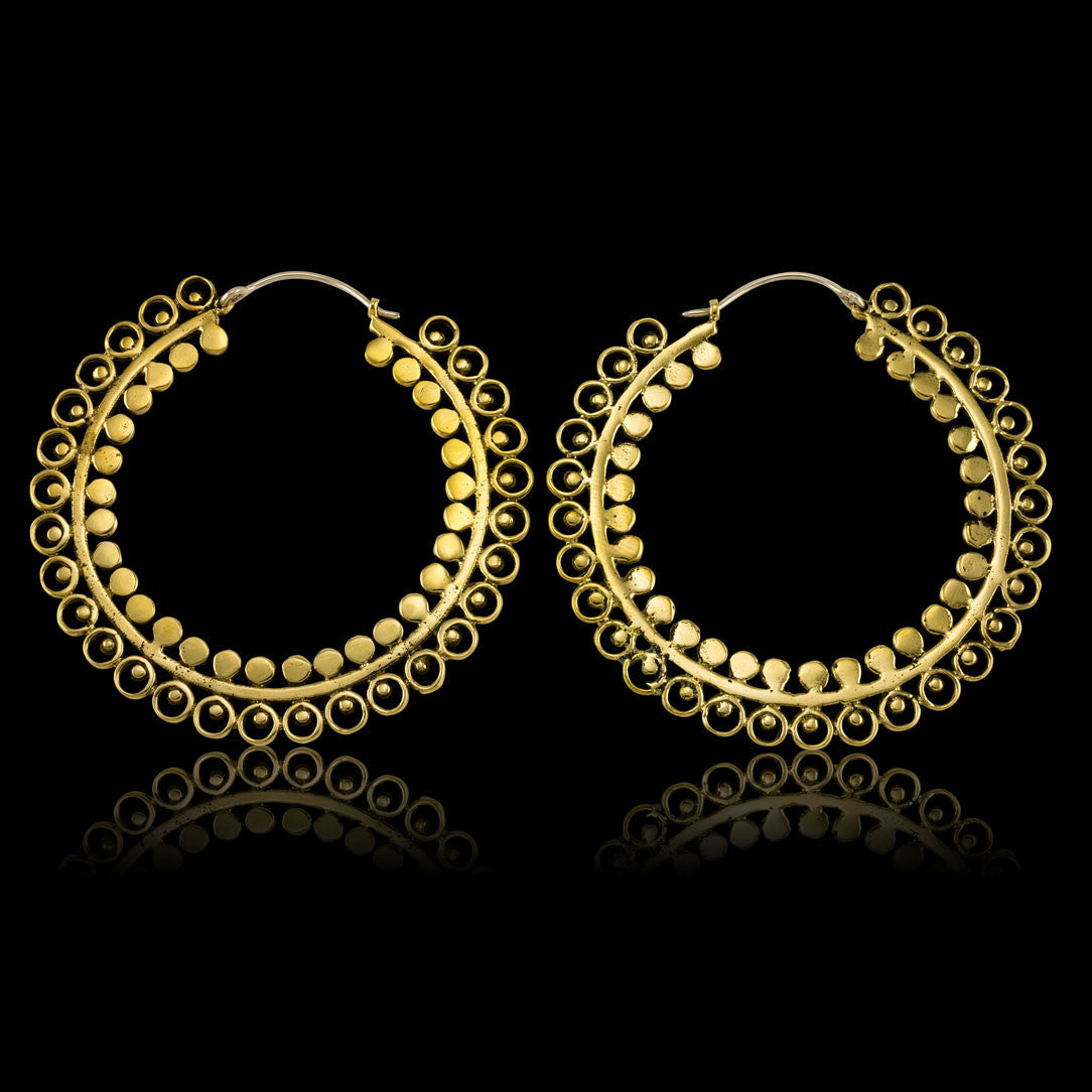 Sunna Hoops - Silver Posts