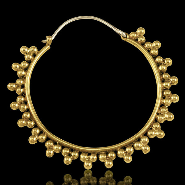 <span>BRES-002<span>: </span></span>Vishnu Hoops - Silver Posts