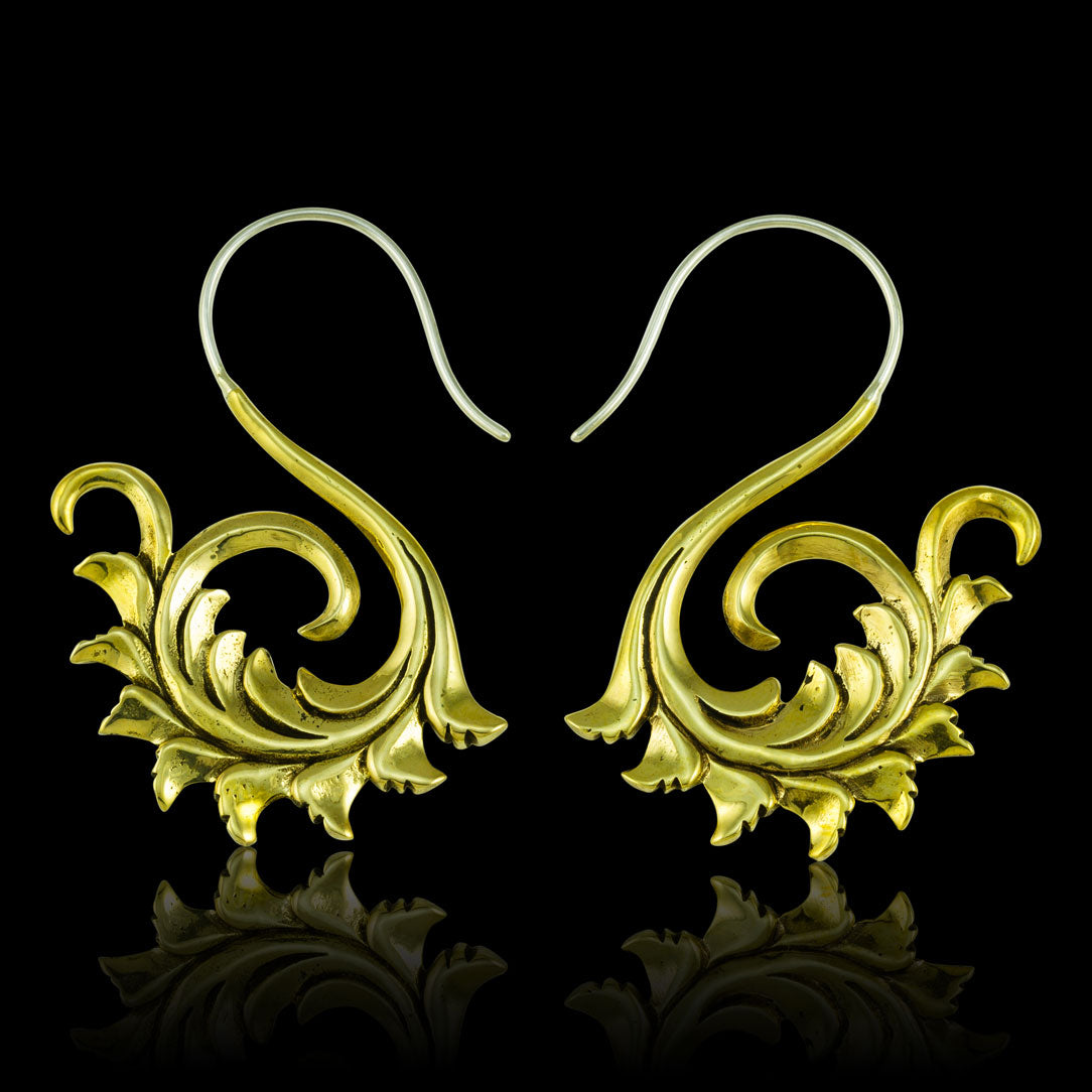 Fire Curls - Silver Post