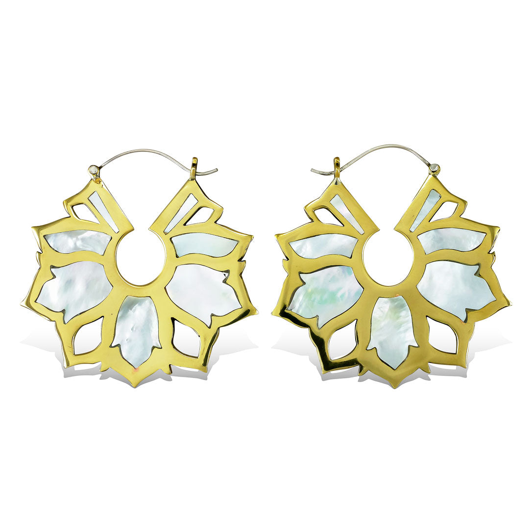 Kiana Hoops - Silver Post