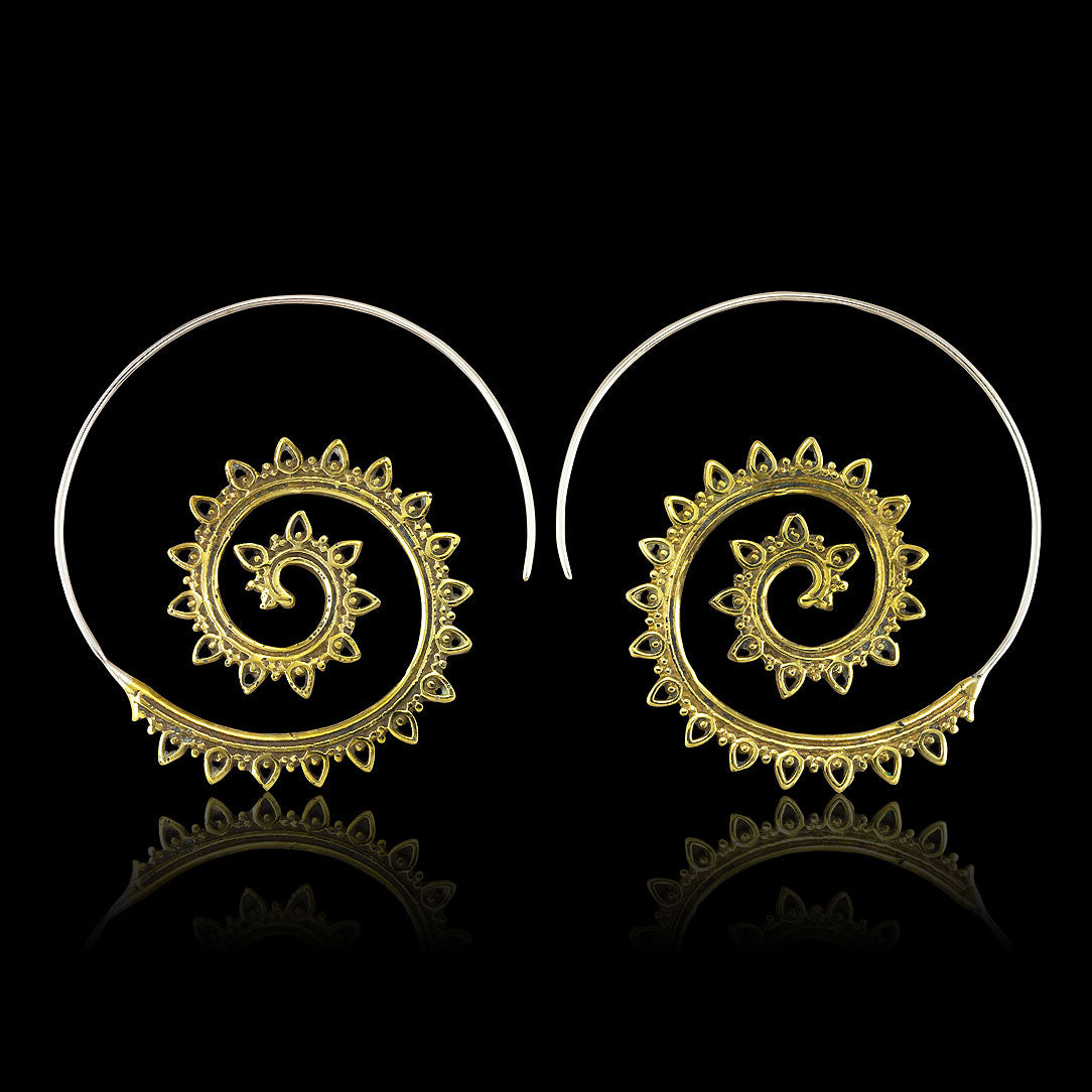 Bohemian Spirals - Silver Post