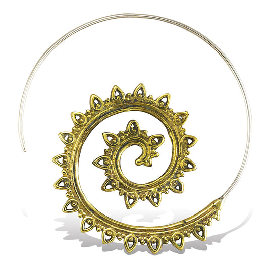 Bohemian Spirals - Silver Post