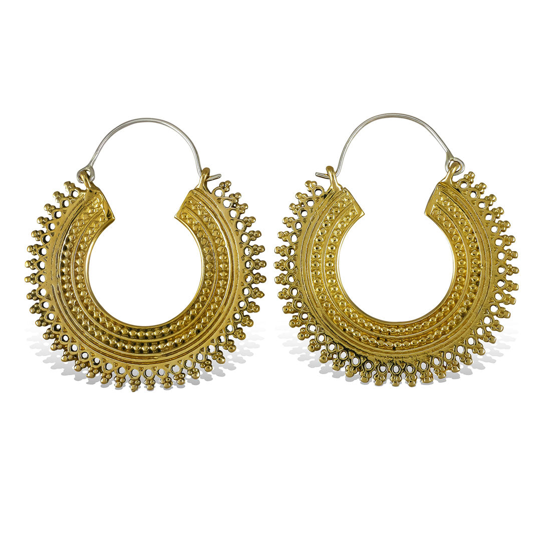 Sheba Hoops - Silver Posts