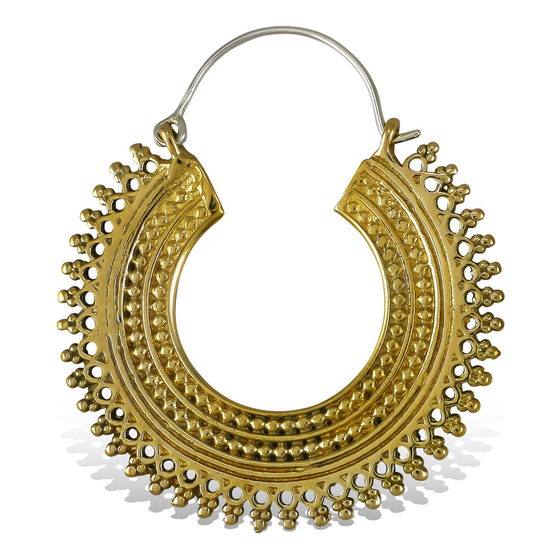 Sheba Hoops - Silver Posts
