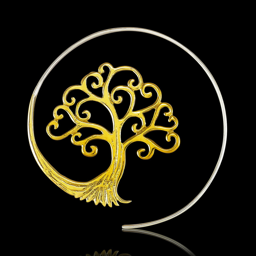 Tree of Life Spirals - Silver Posts