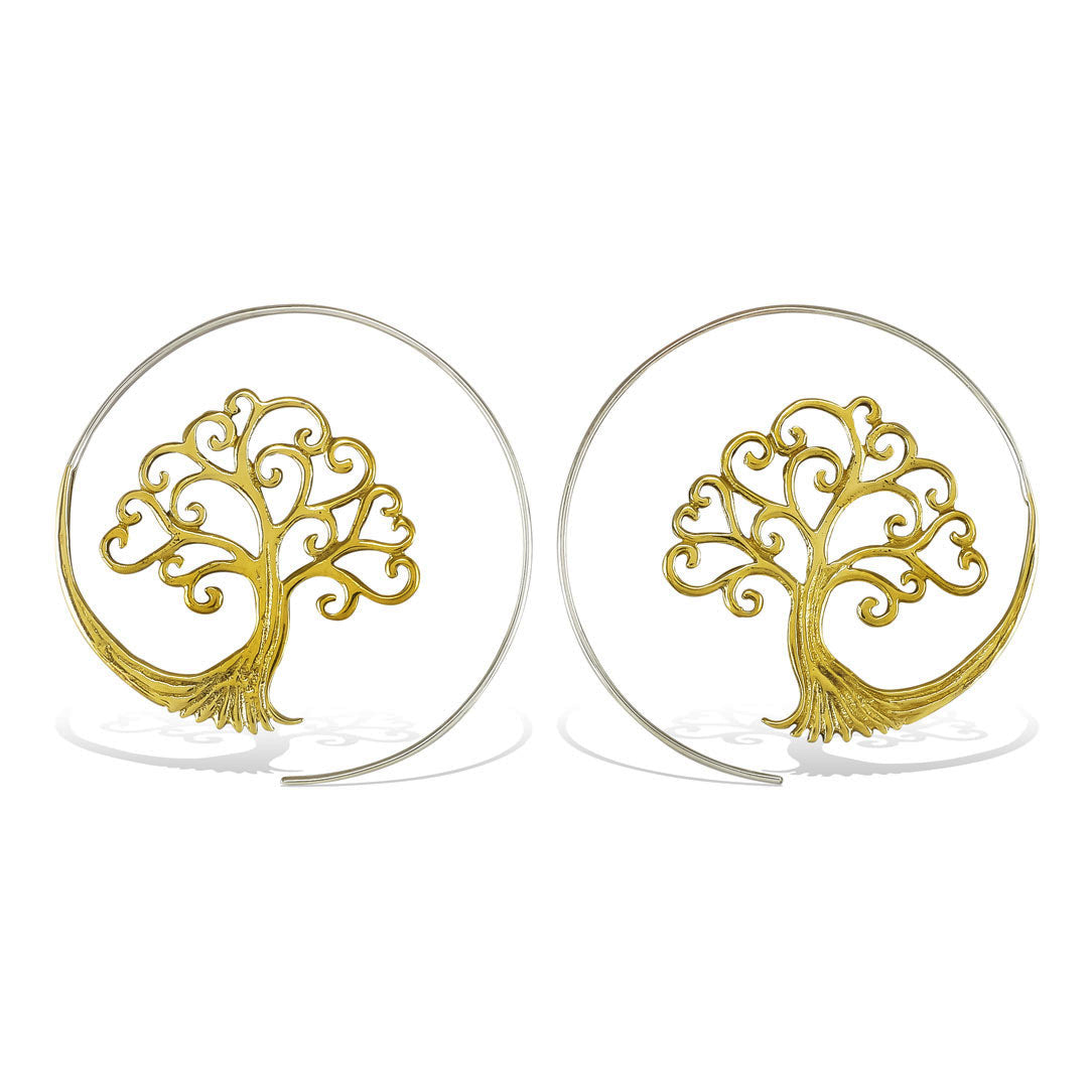 Tree of Life Spirals - Silver Posts