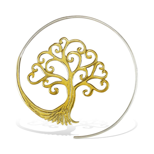 Tree of Life Spirals - Silver Posts