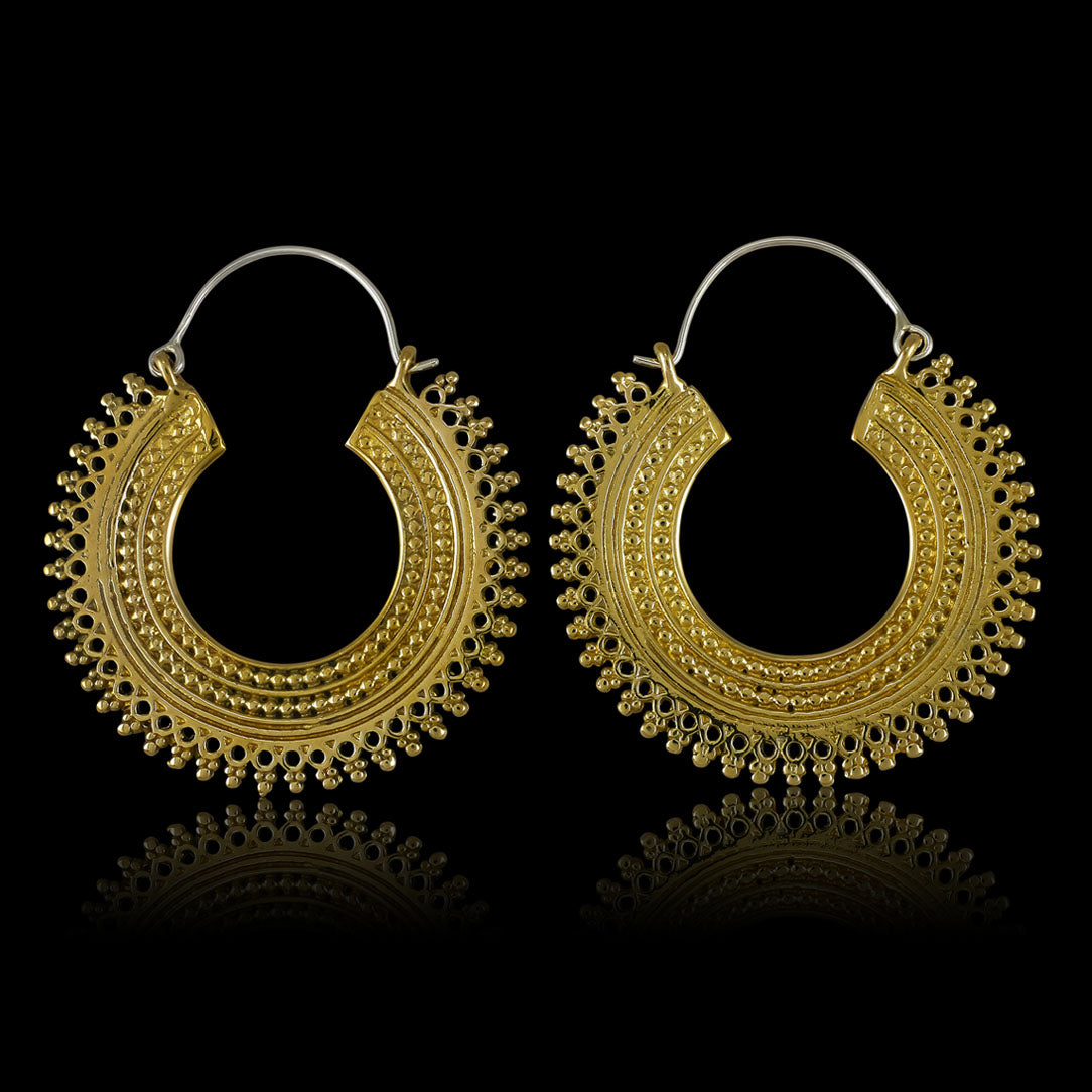 Sheba Hoops - Silver Posts