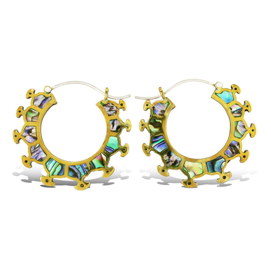 Aria Hoops - Silver Posts