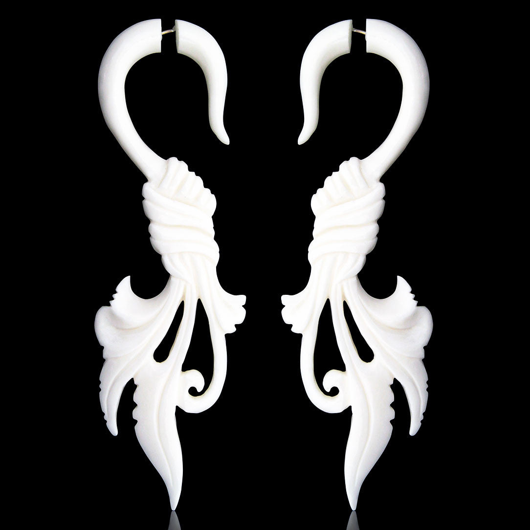 Wrapped Feathers - Bone