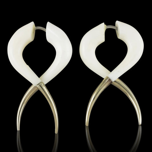 Silver Twists - Bone