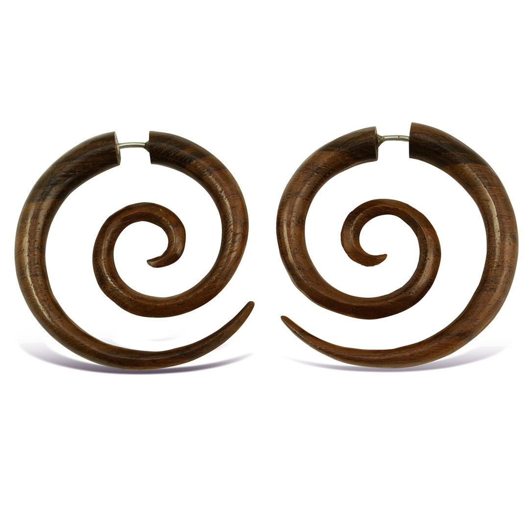 Super Spirals - Brown Sono Wood