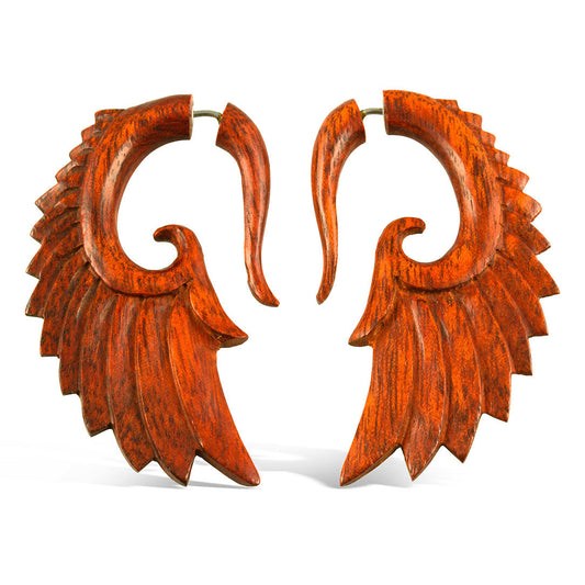 Nava Wings Red - Wood