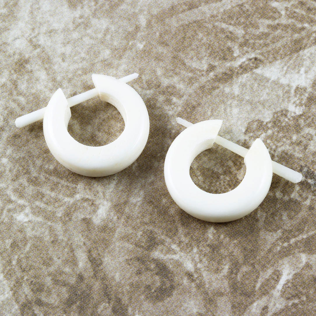 Basic Hoops - Bone