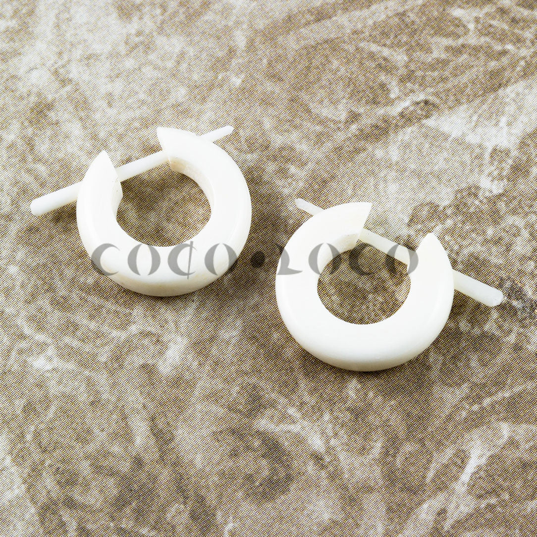 Basic Hoops - Bone