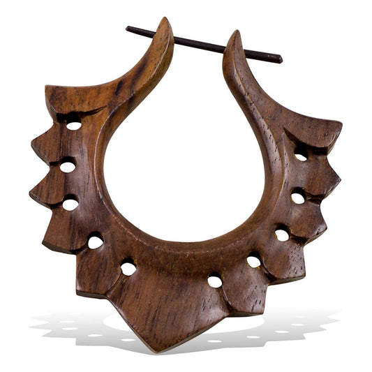 Kymani Hoops - Wood