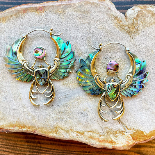 Crowned Abalone Scarabs - Shell