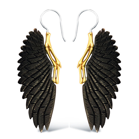 Etched Feathers - Horn