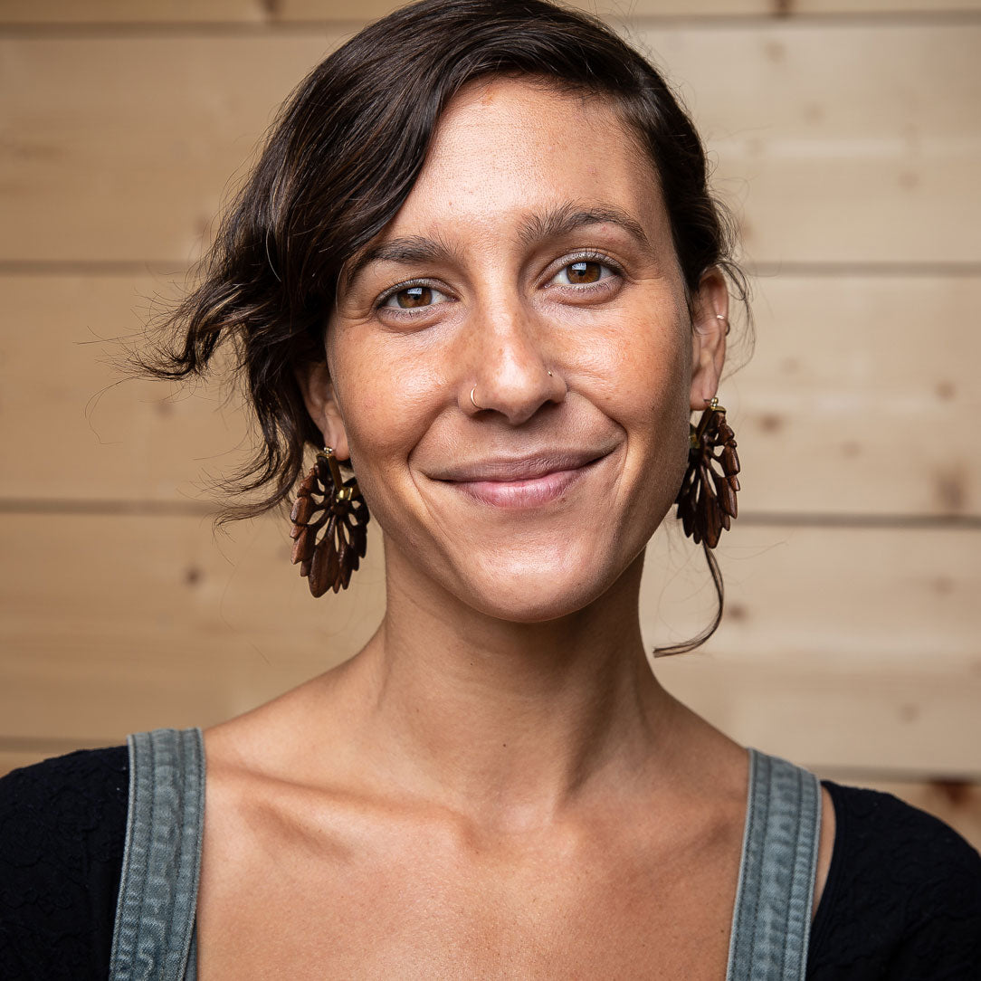 Leilani Hoops - Wood