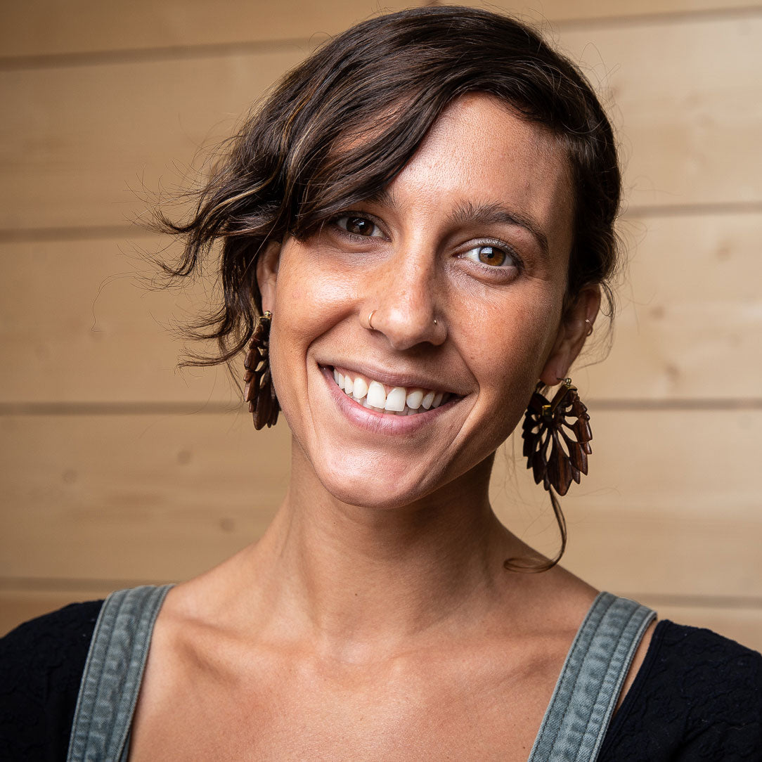 Leilani Hoops - Wood