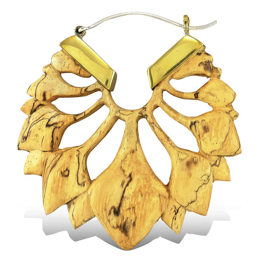 Leilani Hoops - Wood