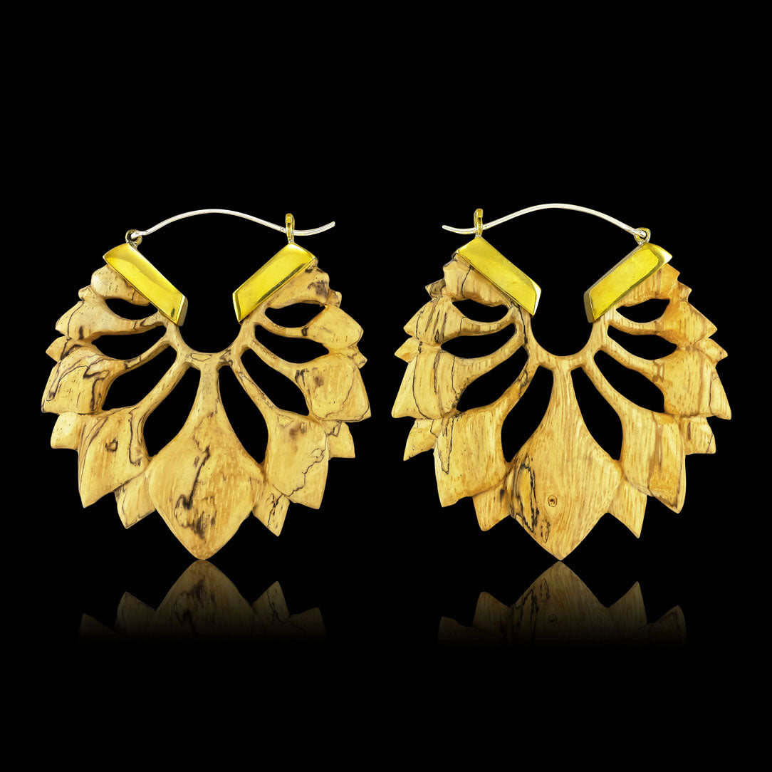 Leilani Hoops - Wood