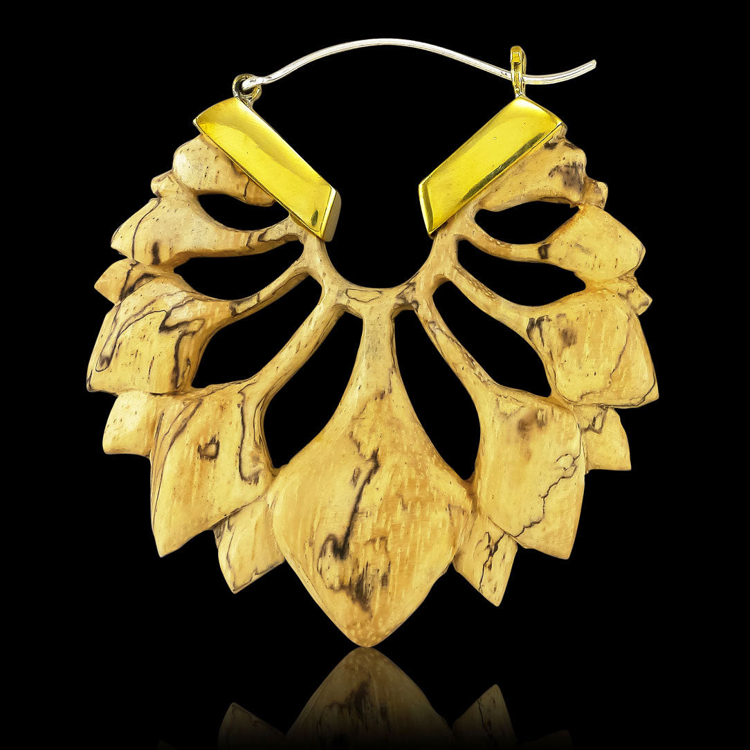 Leilani Hoops - Wood