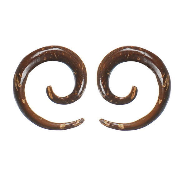 Spiral Coconut Gauges – Coco Loco Jewelry