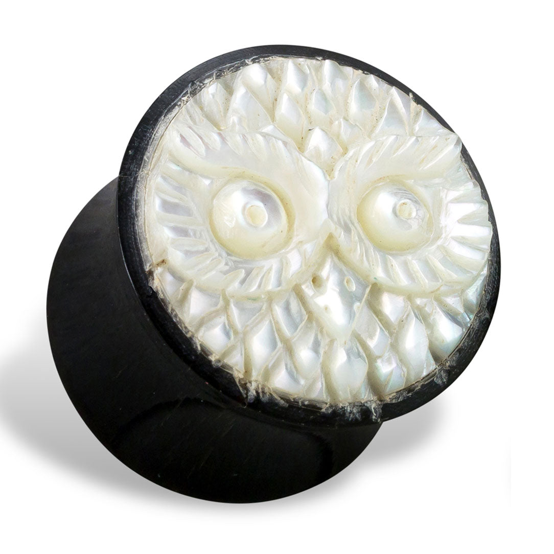 Owl Shell Plugs - Horn