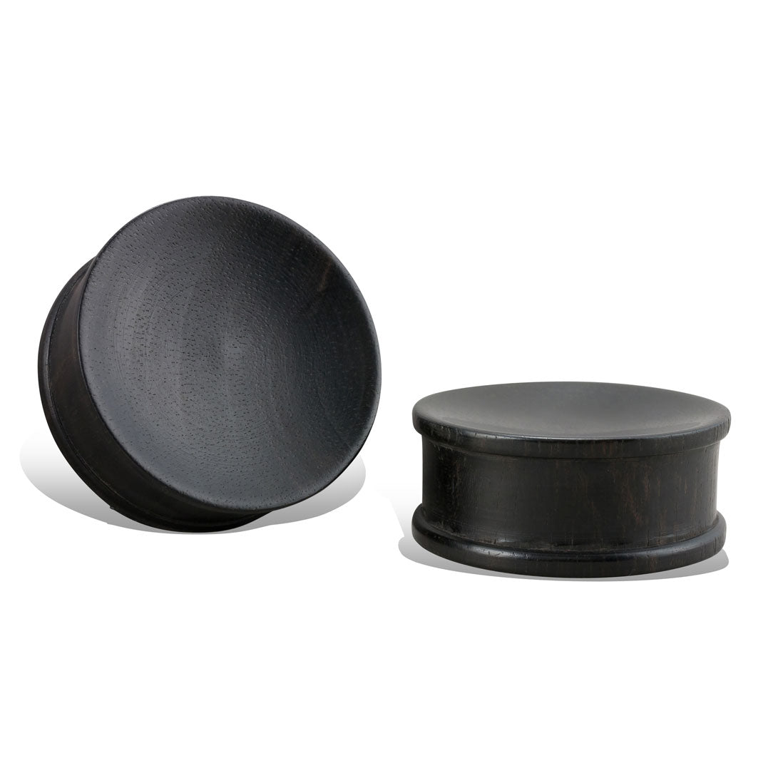 Solid Plugs - Black Wood