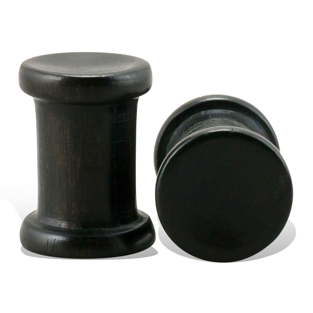 Solid Plugs - Black Wood