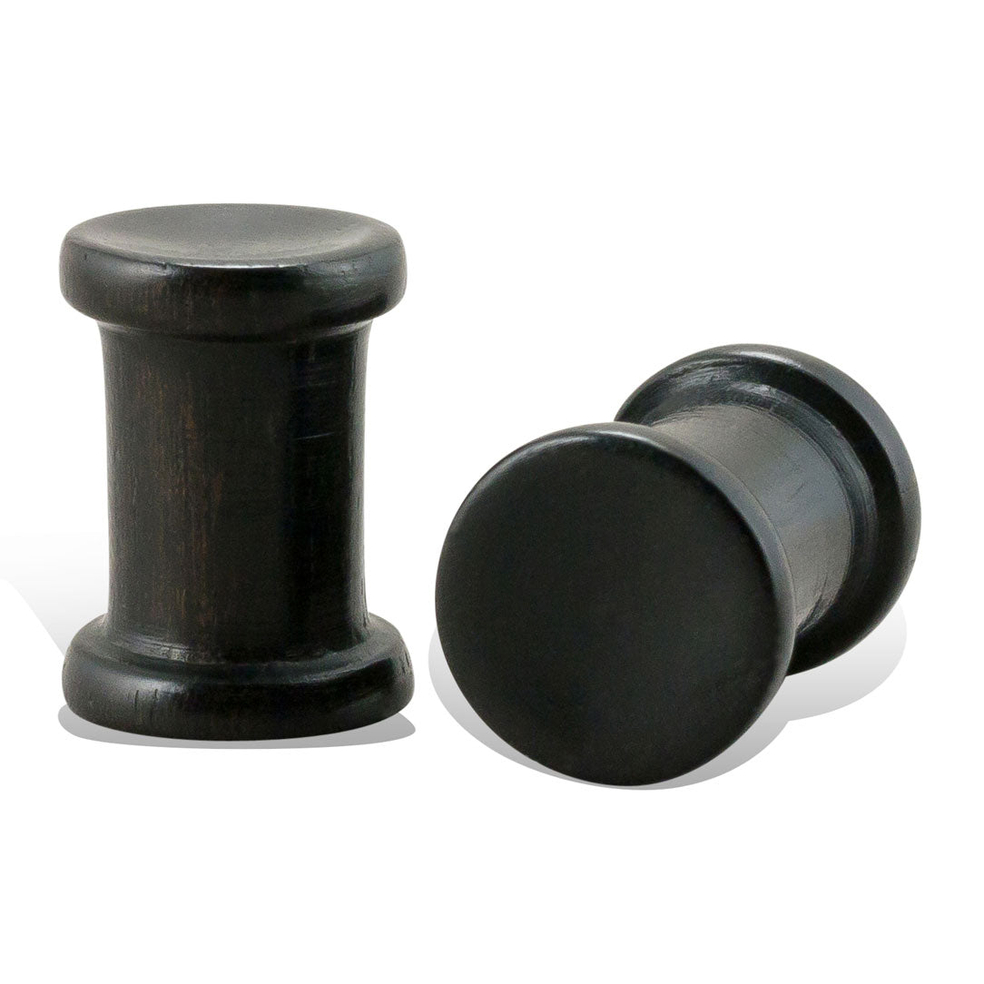 Solid Plugs - Black Wood