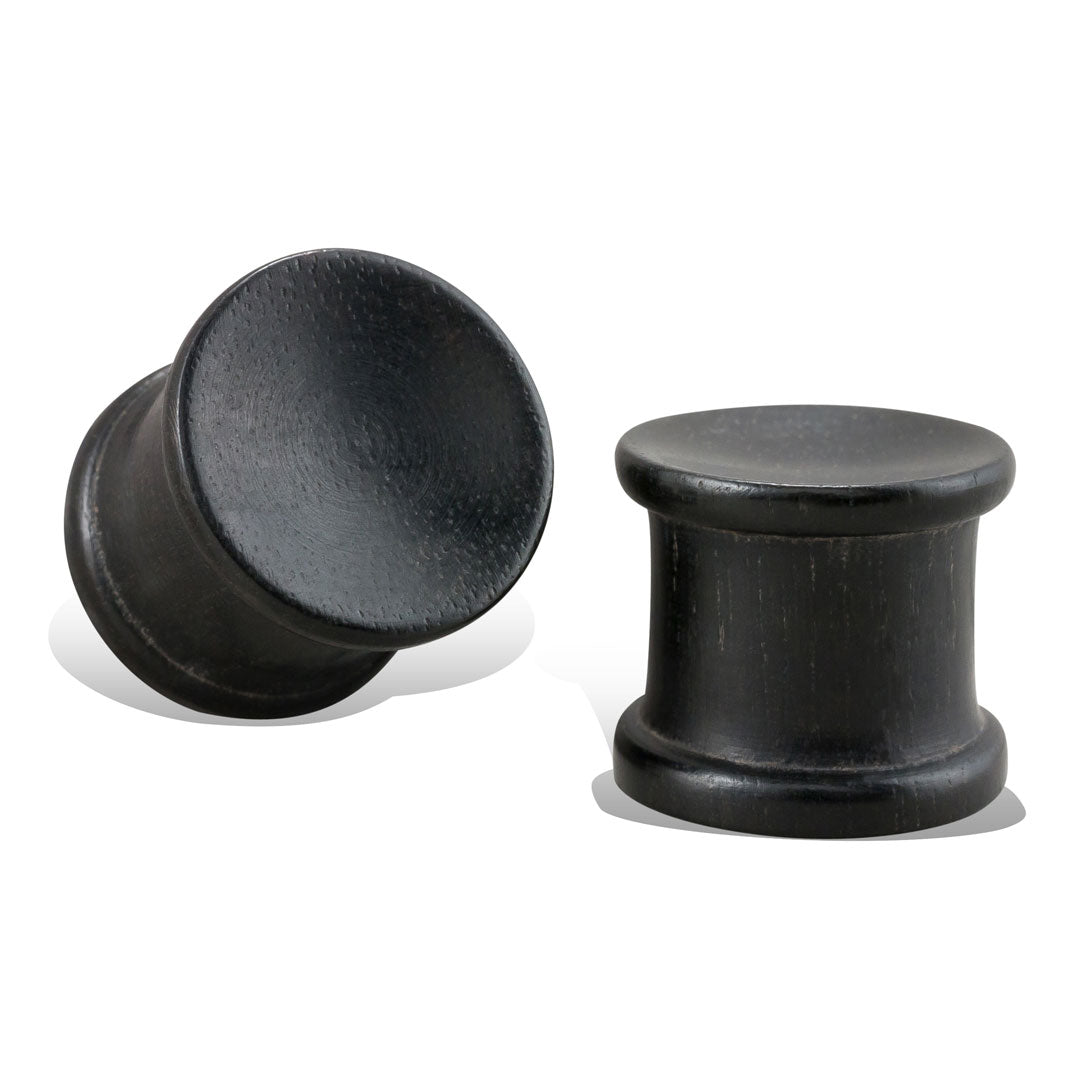 Solid Plugs - Black Wood