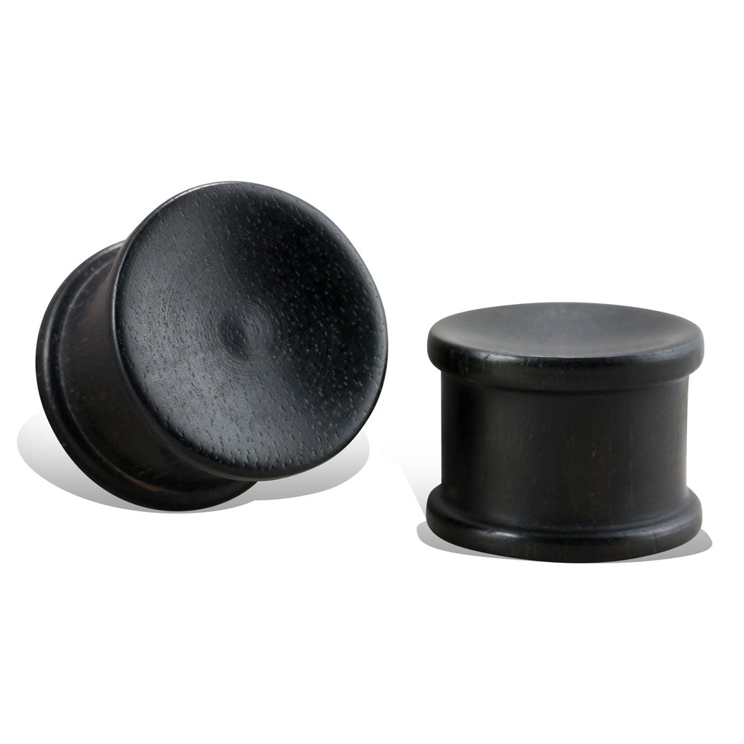 Solid Plugs - Black Wood