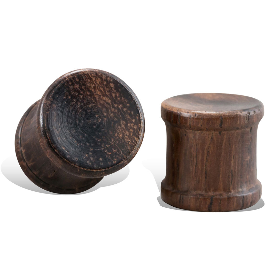 Solid Plugs - Brown Wood