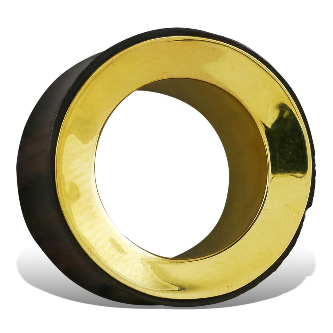 Brass Tunnels - Brown Wood