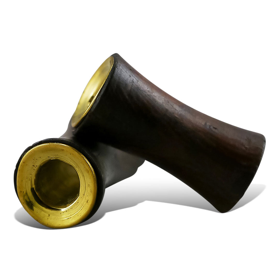 Brass Tunnels - Brown Wood