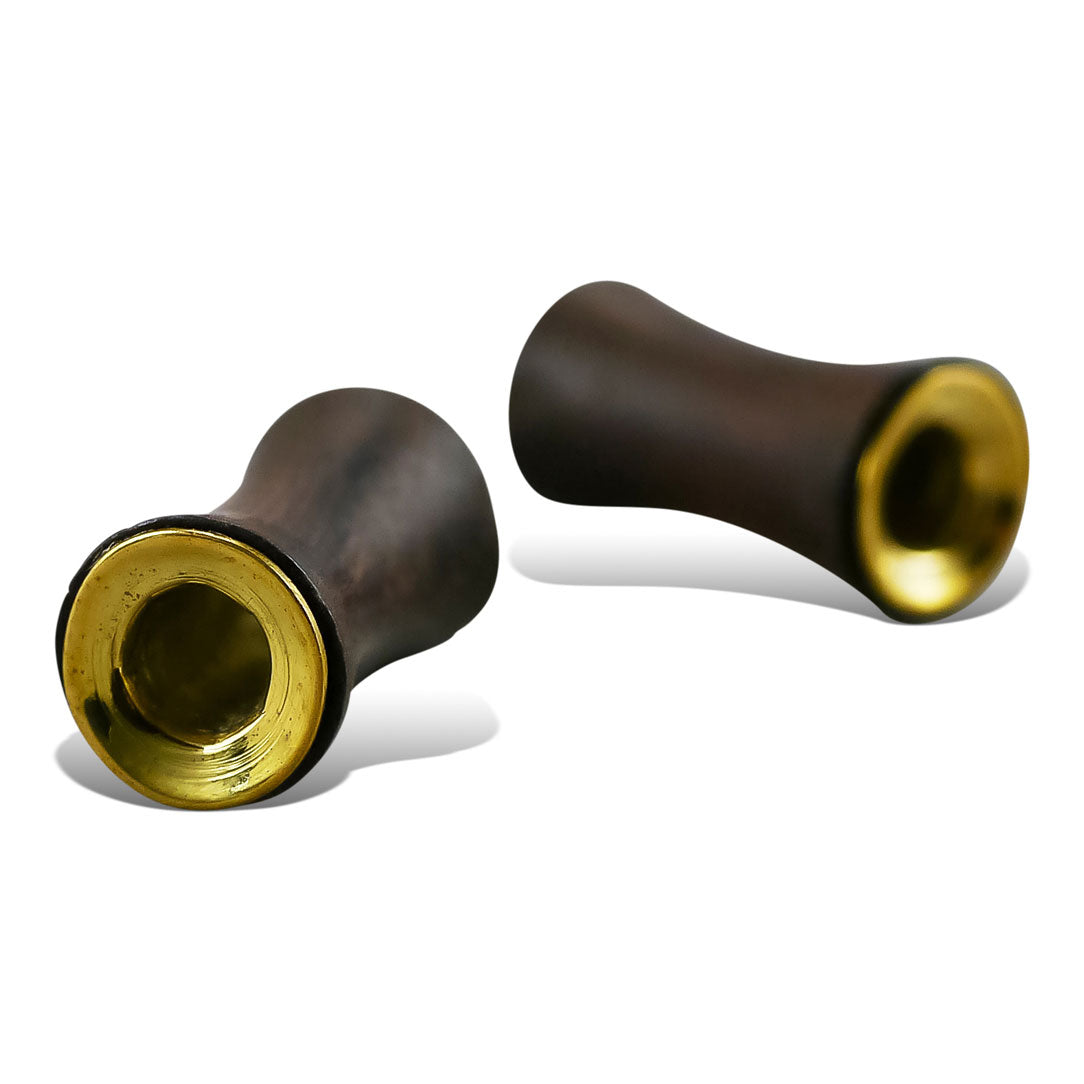 Brass Tunnels - Brown Wood
